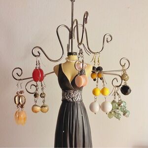 3/$25 Multi-Color Handmade Beaded Earring Set